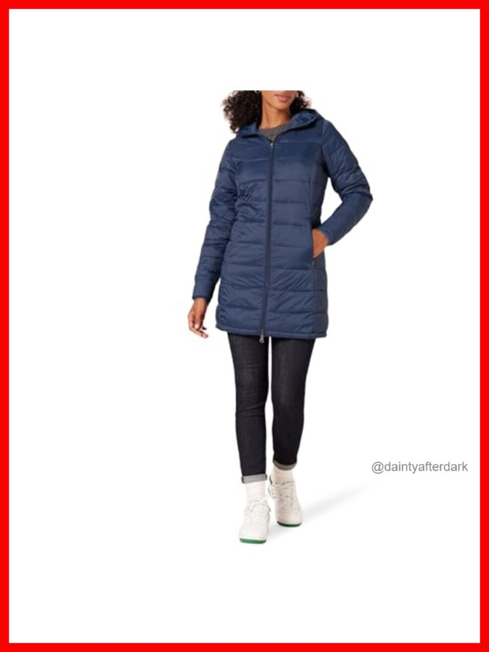 Women's Lightweight Water-Resistant Packable Hooded Puffer Coat